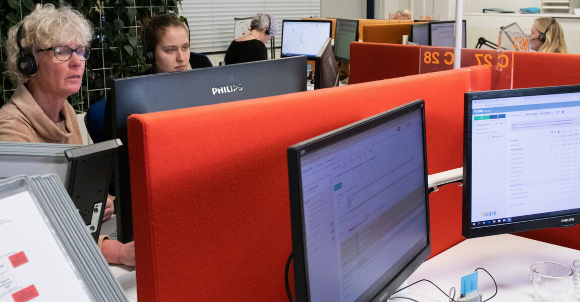 tragisten aan het werk