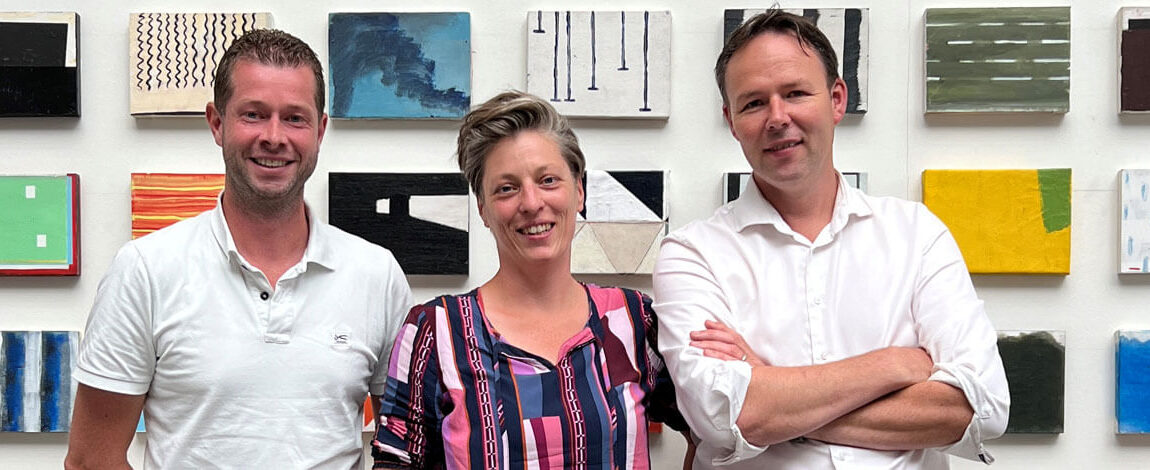 Op de foto vlnr: Mark van Zanten, Joyce de Vries en Peter van Felius