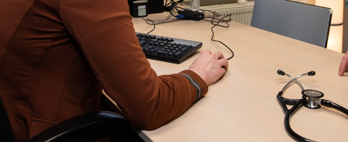 Het bureau van een huisarts