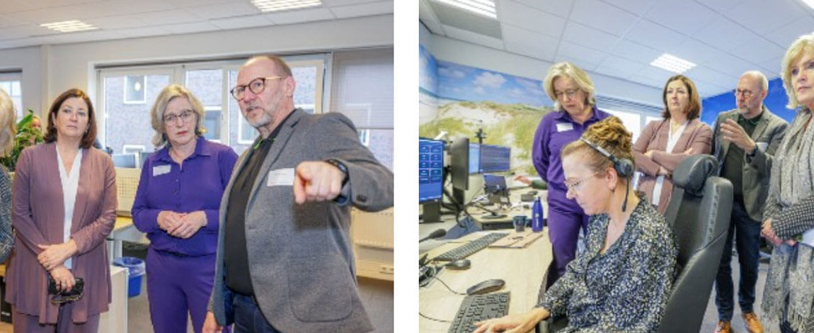 Ministers Helder en Dijkstra bezoeken Zorgcoördinatiecentrum IJsselland