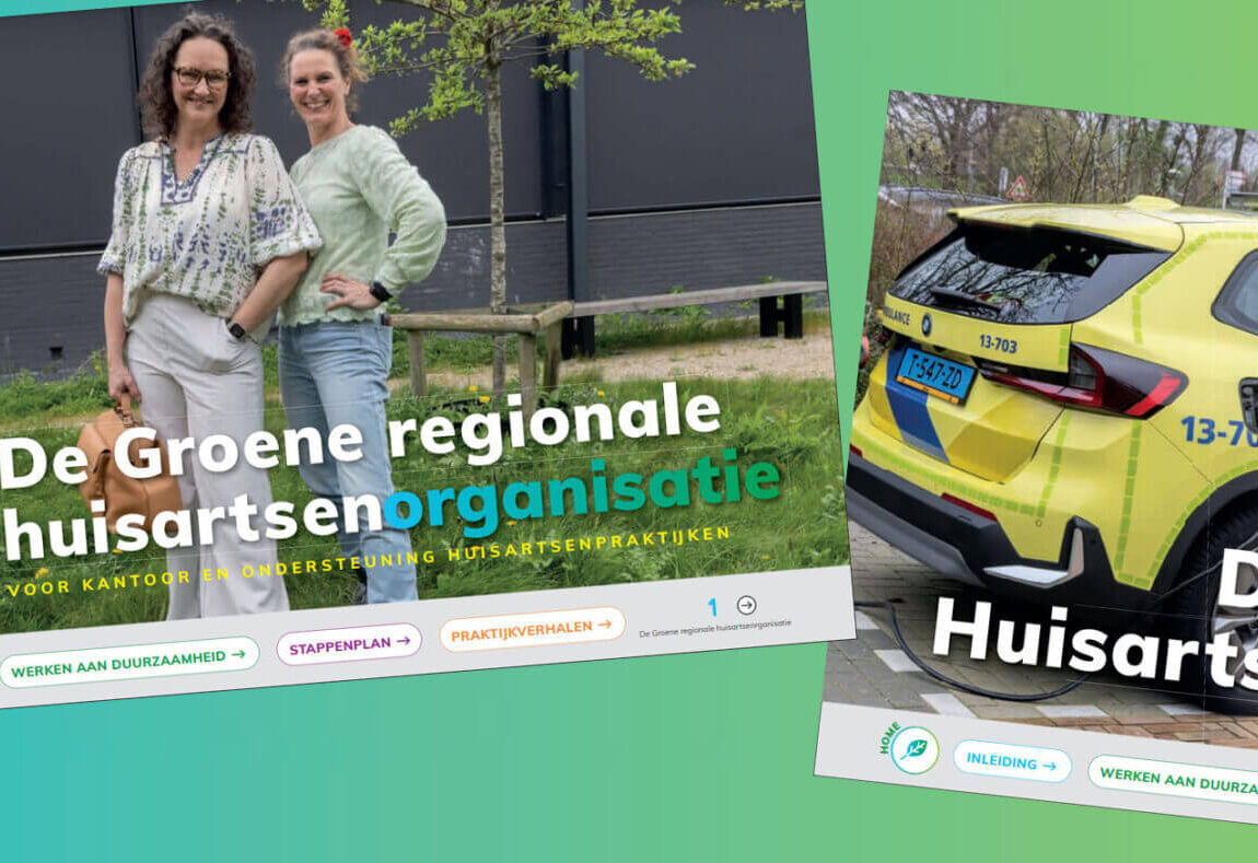 Compilatiefoto van de Handreikingen voor ‘groene’ huisartsenspoedpost en regionale organisatie