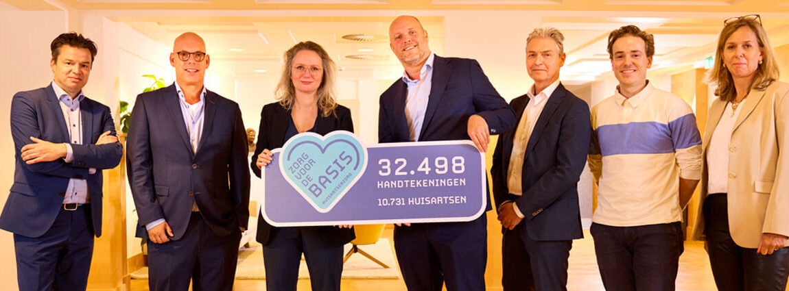 Alle ondertekenaars met de minister