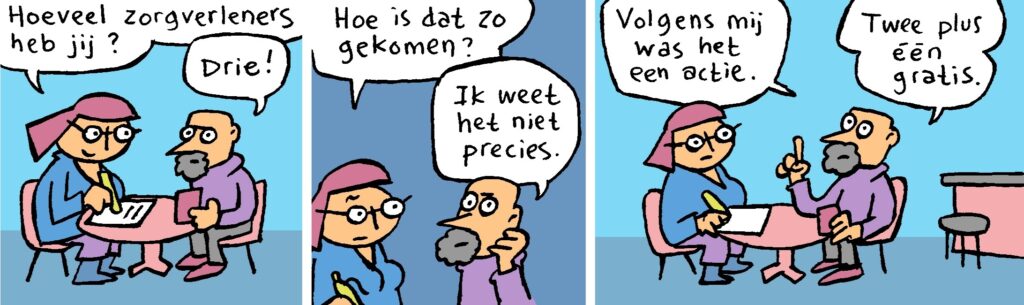 Stripverhaal met Ineke