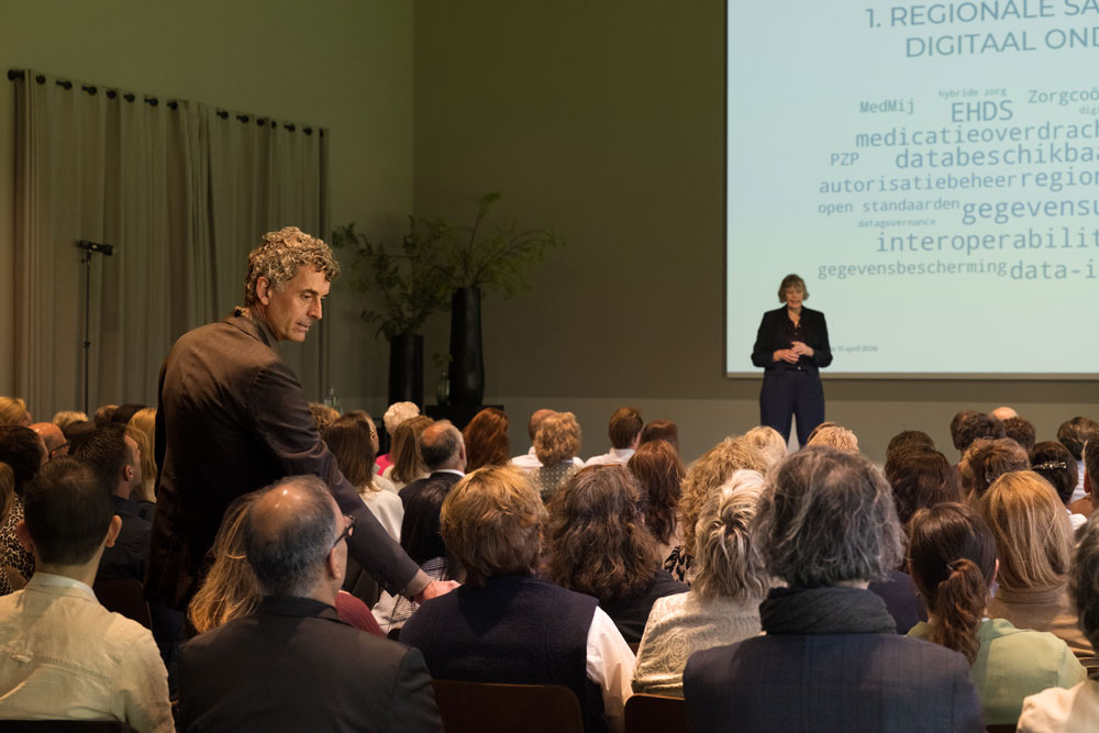 Congreszaal vol mensen