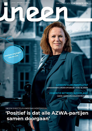 Directeur Anoeska Mosterdijk op de cover InEen Magazine