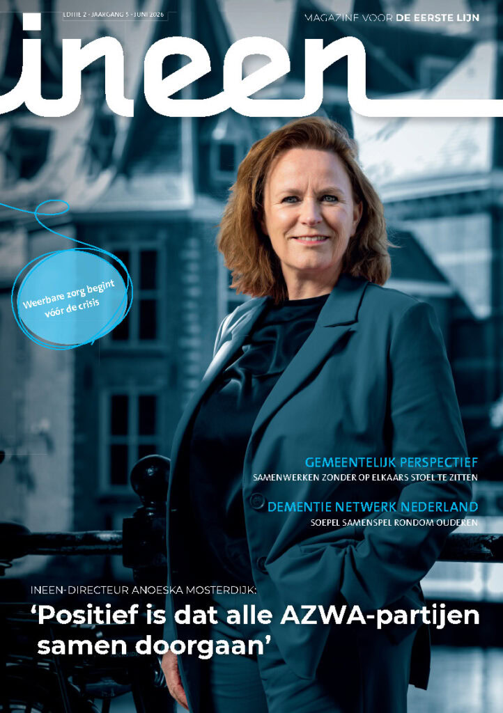 Directeur Anoeska Mosterdijk op de cover InEen Magazine